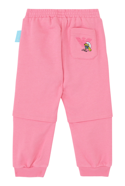 Kids Smurfs Embroidered Joggers